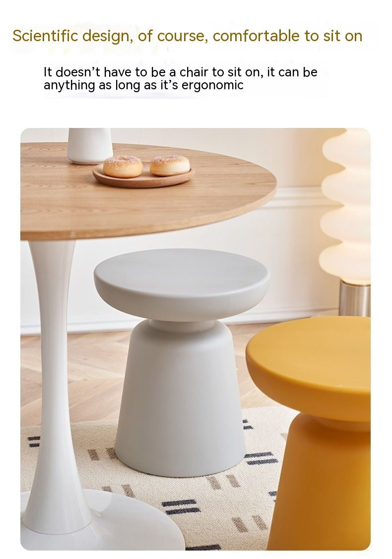 Minimalist Mushroom Stool Coffee & Bedside Table - Prime Season 