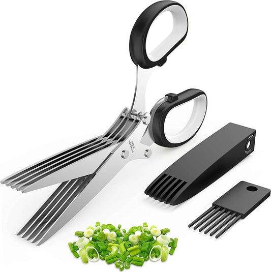 Fast-Cutting Herb Shears - Stainless Steel Blades - Prime Season 