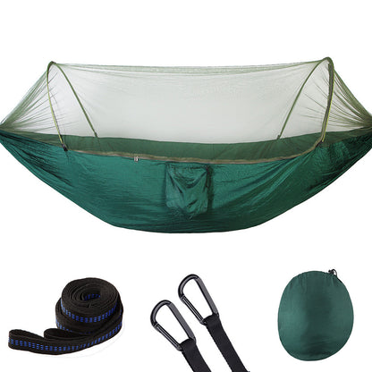 Quick-Open Automatic Hammock with Mosquito Net - Prime Season 