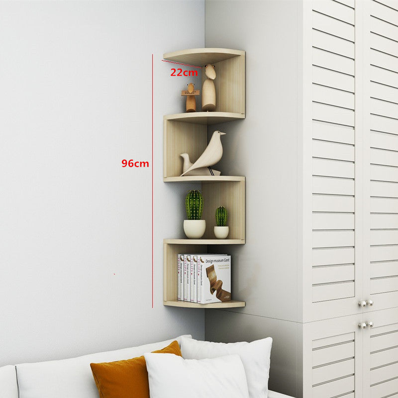 Corner Wall Shelf – Decorative Storage Rack for Living Room - Prime Season 