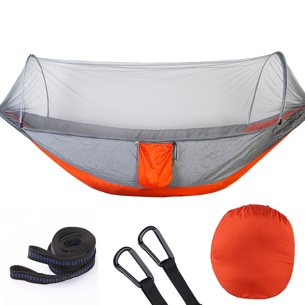 Quick-Open Automatic Hammock with Mosquito Net - Prime Season 