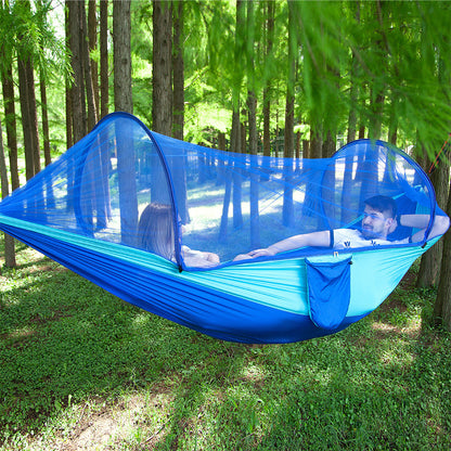 Quick-Open Automatic Hammock with Mosquito Net - Prime Season 