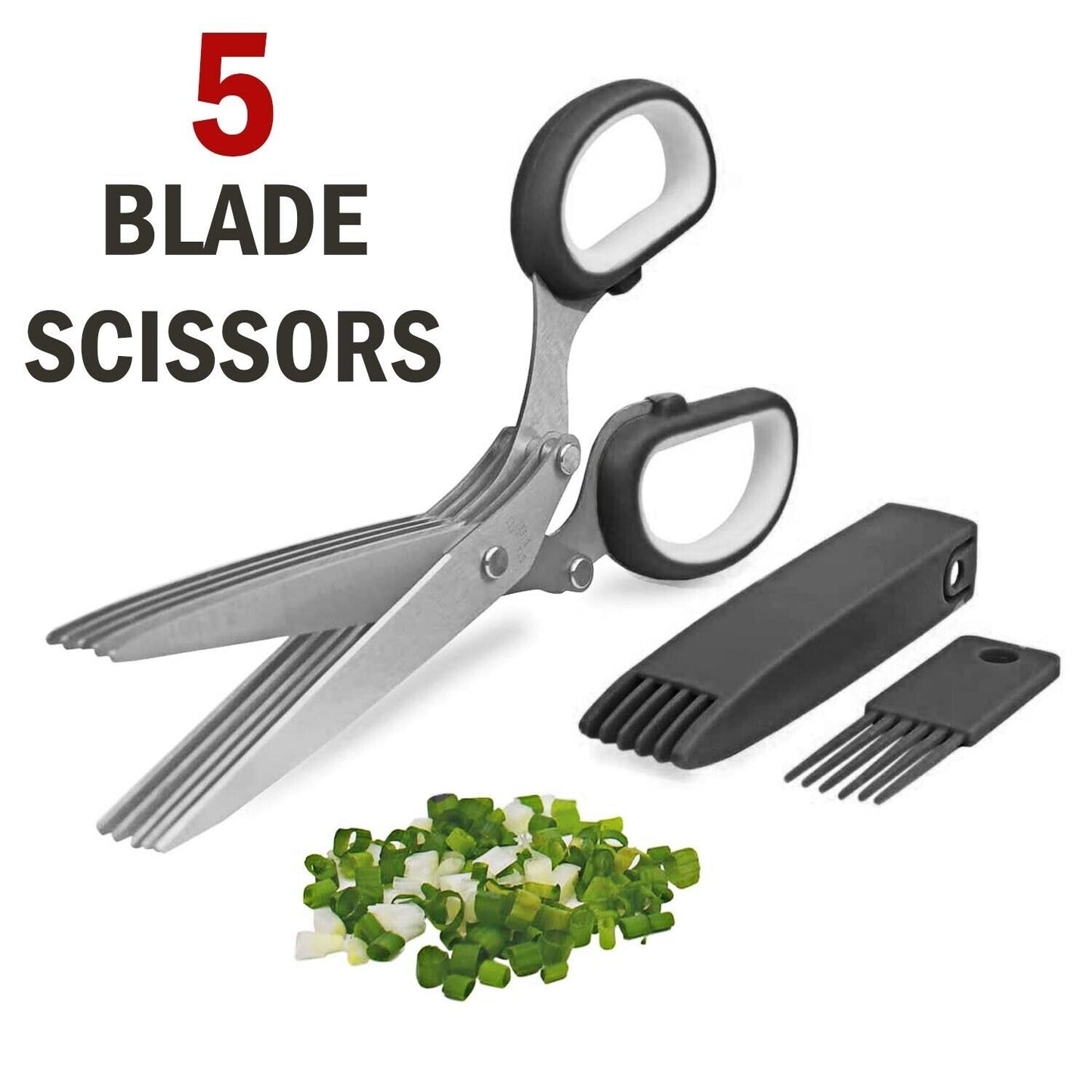 Fast-Cutting Herb Shears - Stainless Steel Blades - Prime Season 