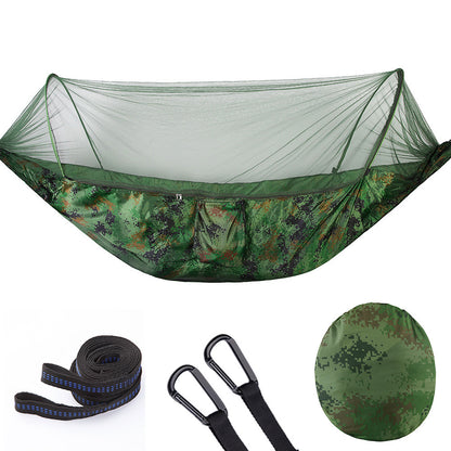 Quick-Open Automatic Hammock with Mosquito Net - Prime Season 