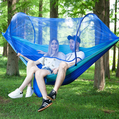 Quick-Open Automatic Hammock with Mosquito Net - Prime Season 