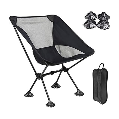 Portable Camping Chair with Anti-Slip Feet & Carry Bag - Prime Season 